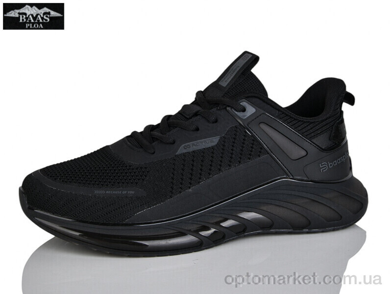 Купить Кросівки чоловічі M7485-1 Baas чорний, фото 1