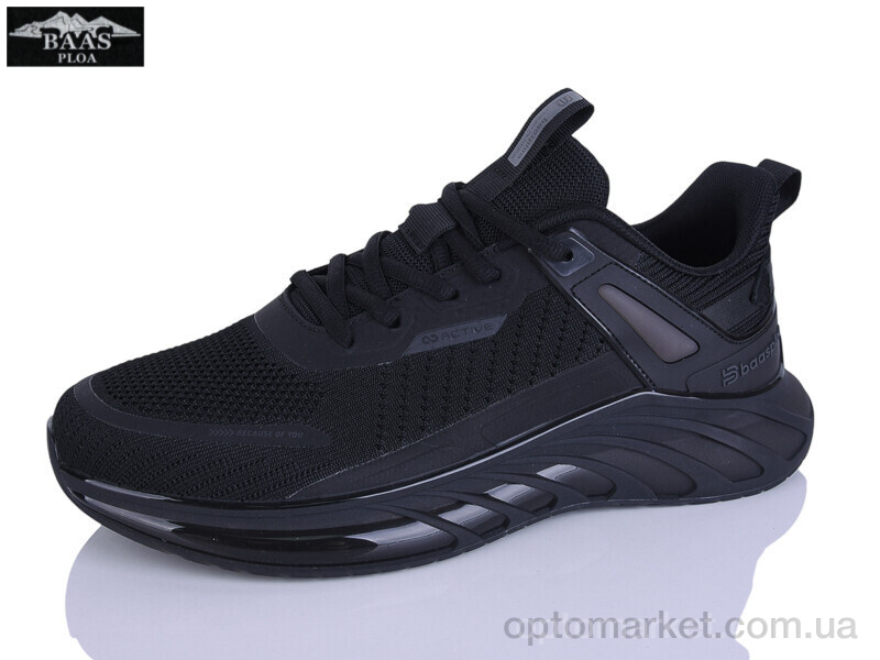 Купить Кросівки чоловічі M7485-1 Baas чорний, фото 1