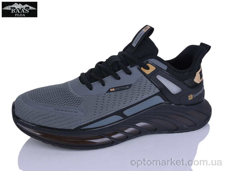 Купить Кросівки чоловічі M7485-7 Baas сірий, фото 1
