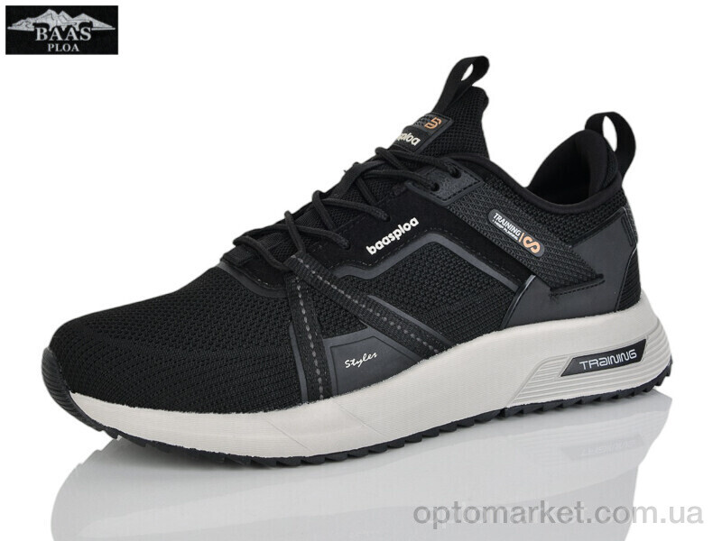 Купить Кросівки чоловічі M7507-11 Baas чорний, фото 1