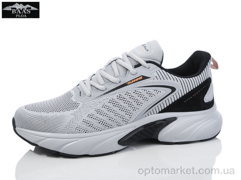 Купить Кросівки чоловічі M7602-7 Baas сірий, фото 1