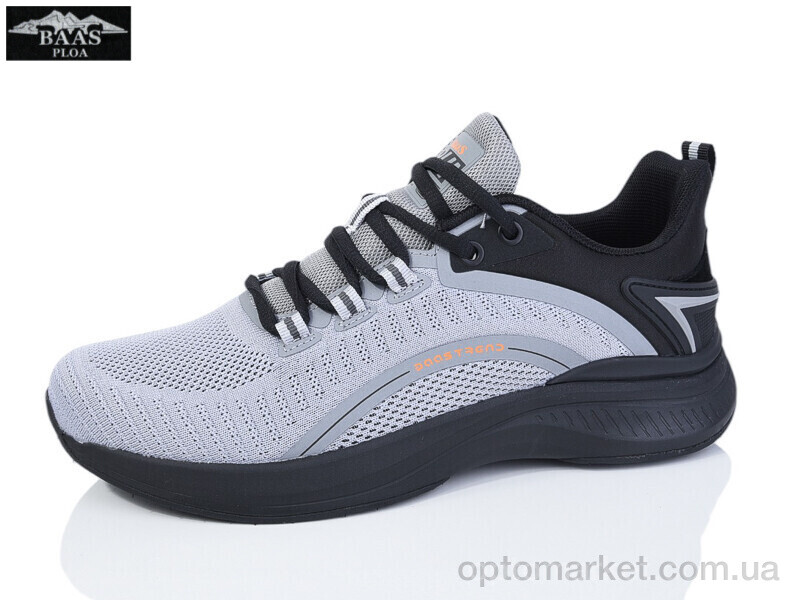 Купить Кросівки чоловічі M7612-7 Baas сірий, фото 1