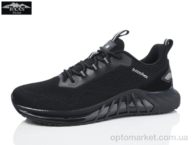 Купить Кросівки чоловічі M7621-11 Baas чорний, фото 1
