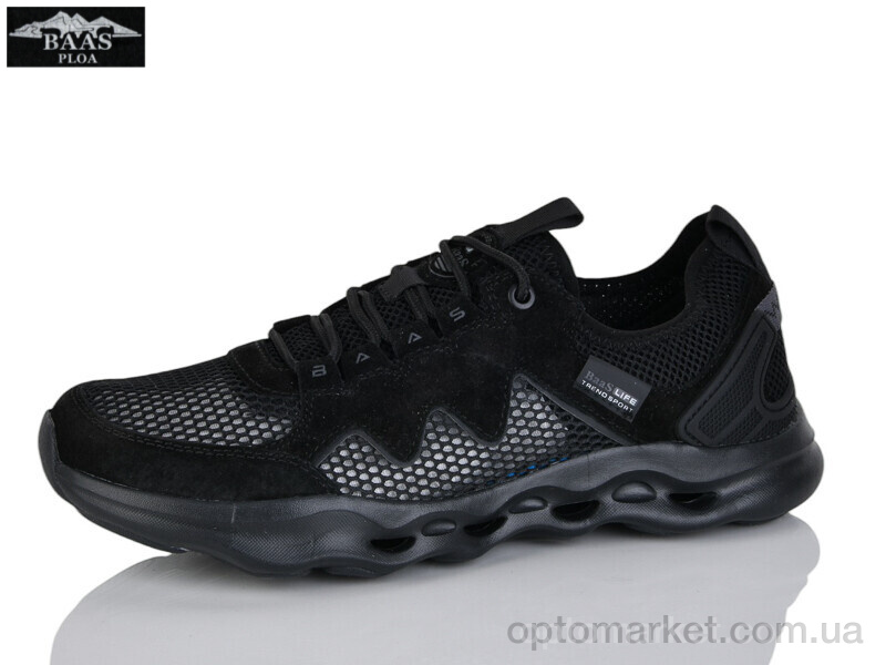 Купить Кросівки чоловічі M7625-1 Baas чорний, фото 1