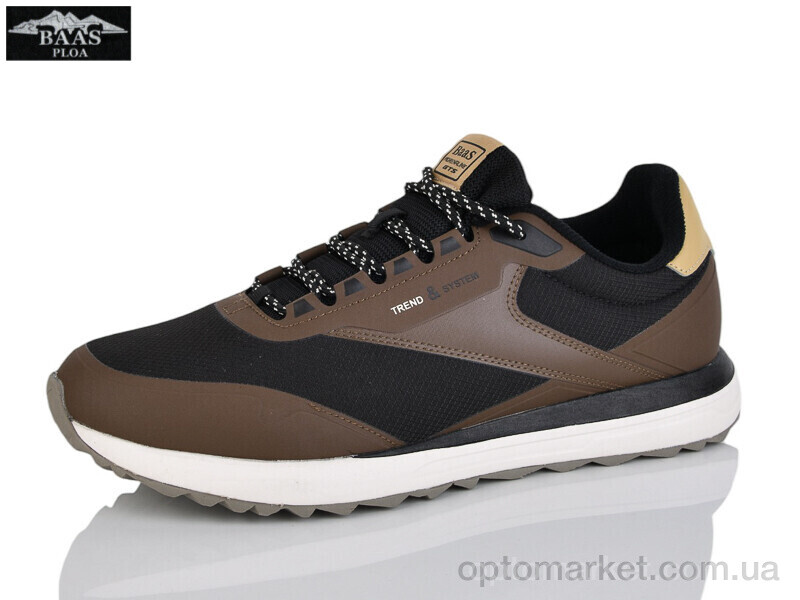 Купить Кросівки чоловічі M7656-6 Baas коричневий, фото 1