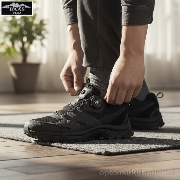 Купить Кросівки чоловічі M7659-11 Baas чорний, фото 2