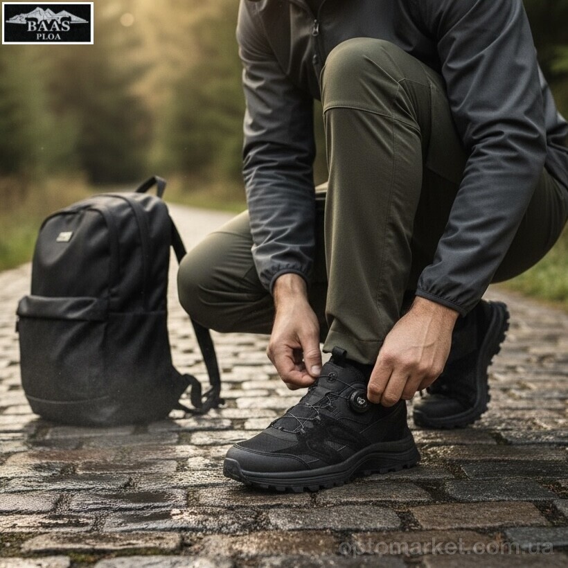 Купить Кросівки чоловічі M7659-1 Baas чорний, фото 2