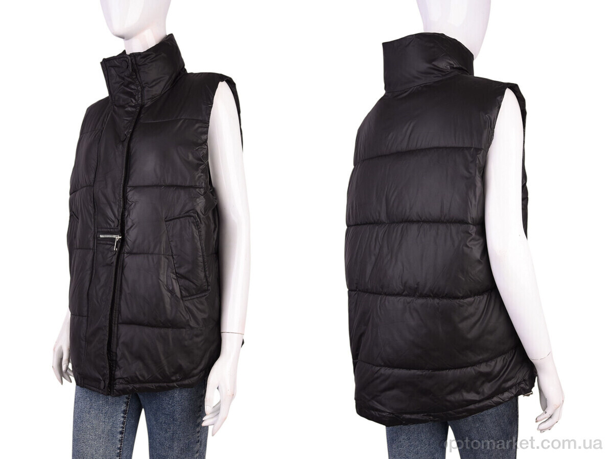 Купить Жилетка жіночі M811 (11967) black Kafunu чорний, фото 3