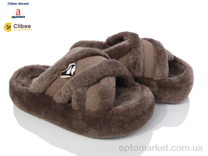 Купить Капці жіночі M998 brown Jiayiqclife коричневий, фото 1