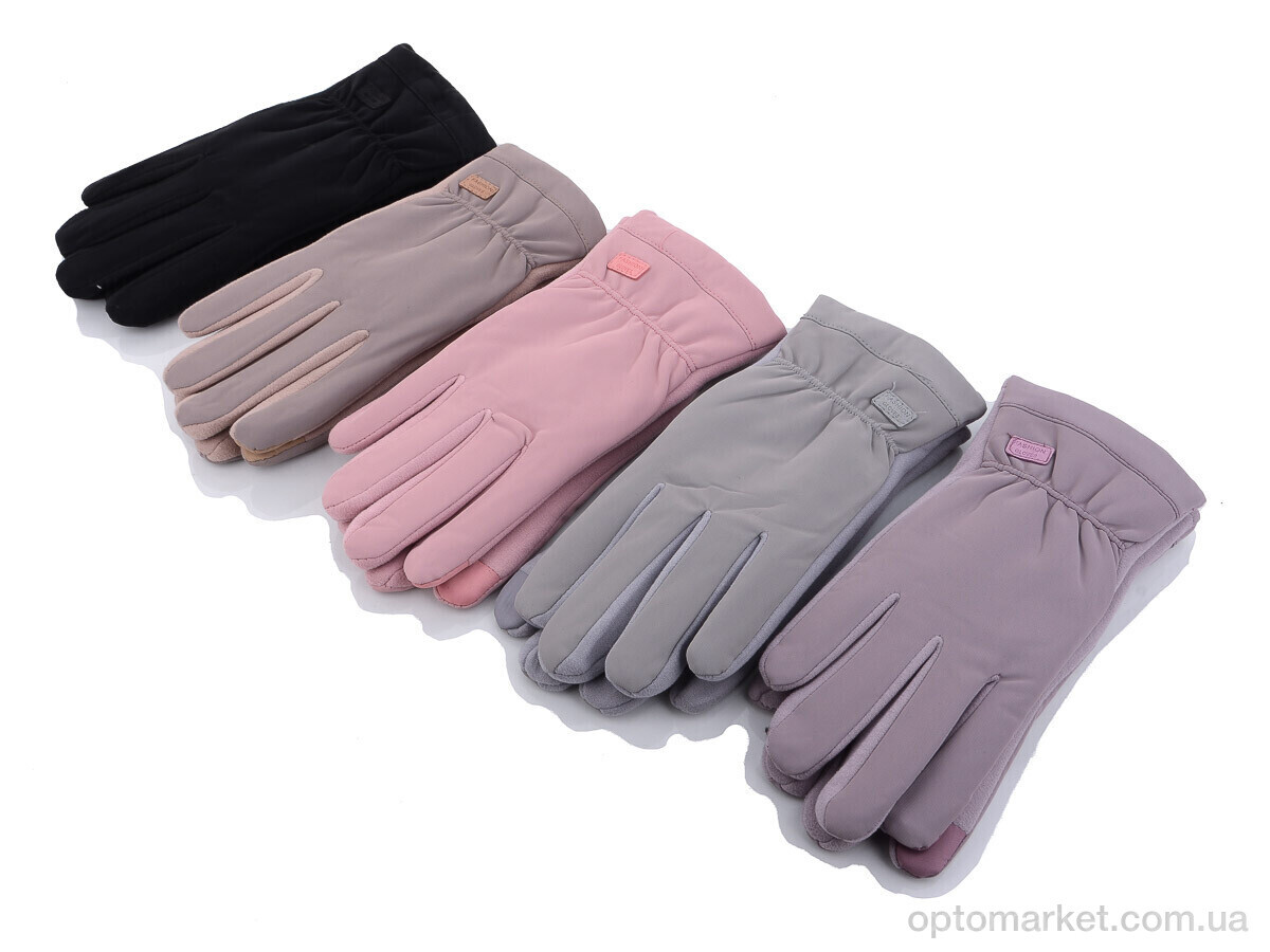 Купить Рукавички жіночі M9Ж плащівка-хуто mix RuBi мікс, фото 1