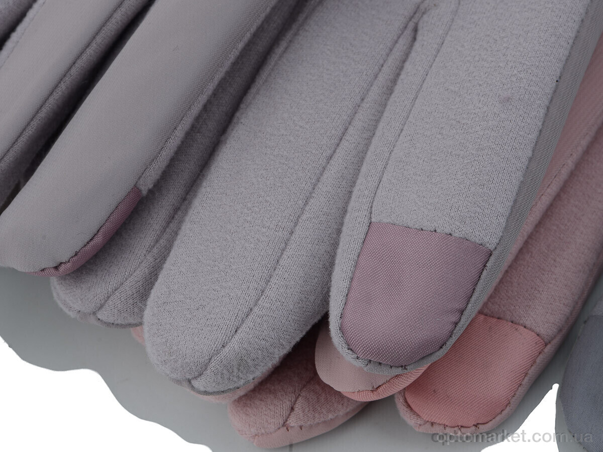 Купить Рукавички жіночі M9Ж плащівка-хуто mix RuBi мікс, фото 2