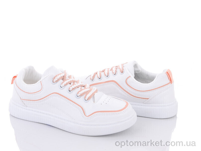 Купить Кросівки жіночі MB01 рожево-білий Lion білий, фото 1