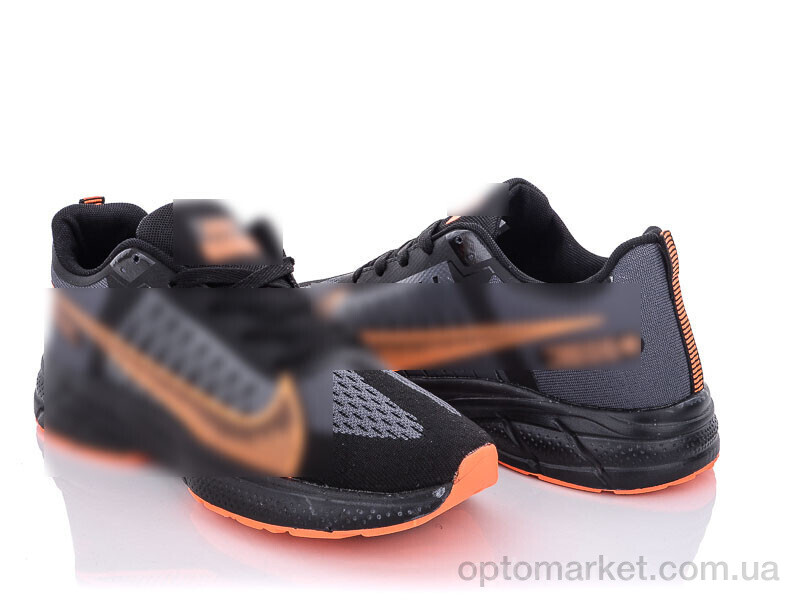 Купить Кросівки чоловічі MB05(H105) black-orange Wonex сірий, фото 1