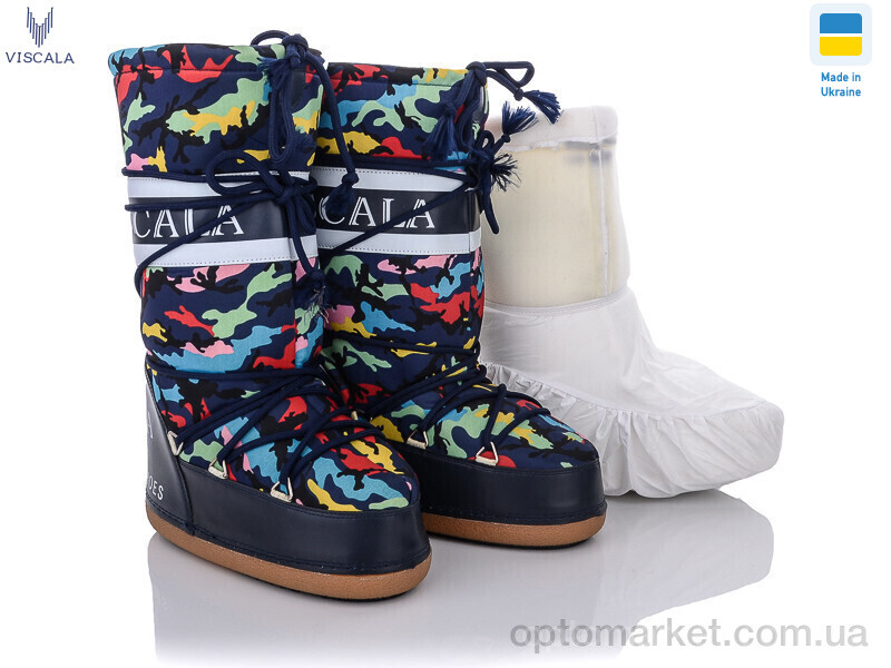 Купить Місяцеходи жіночі MB19028 (35-40) Viscala синій, фото 1