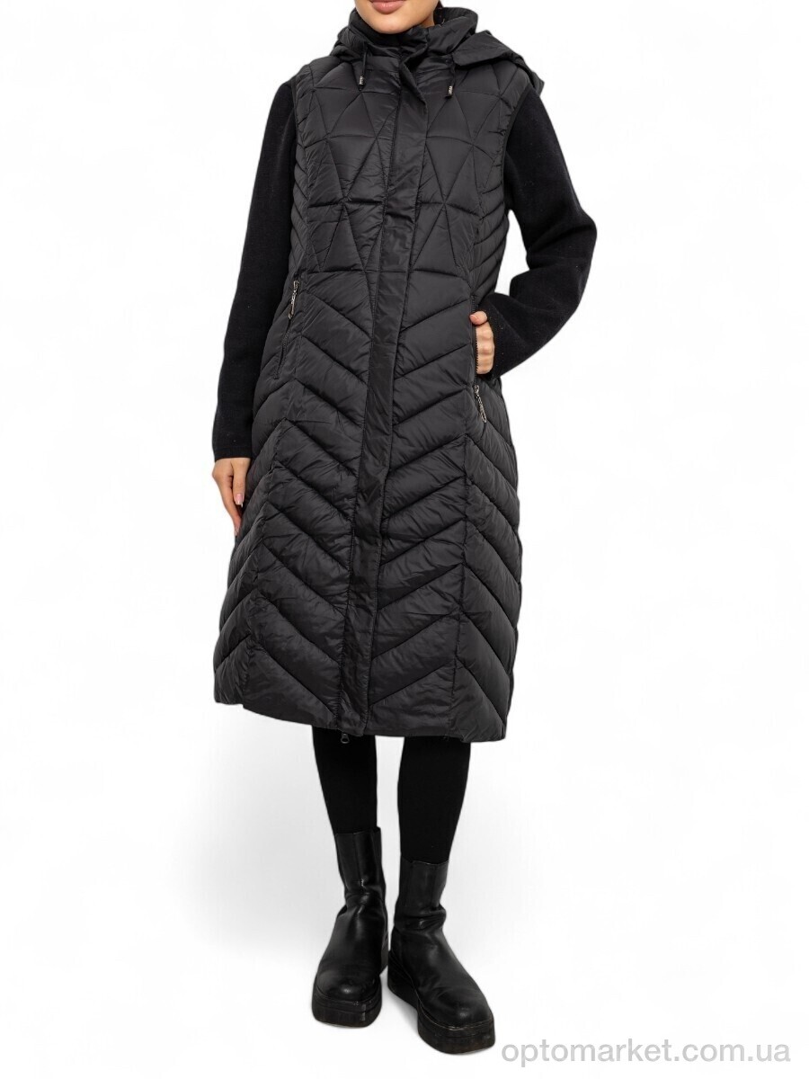 Купить Жилетка жіночі MC821 (11956) black Yisideman чорний, фото 1