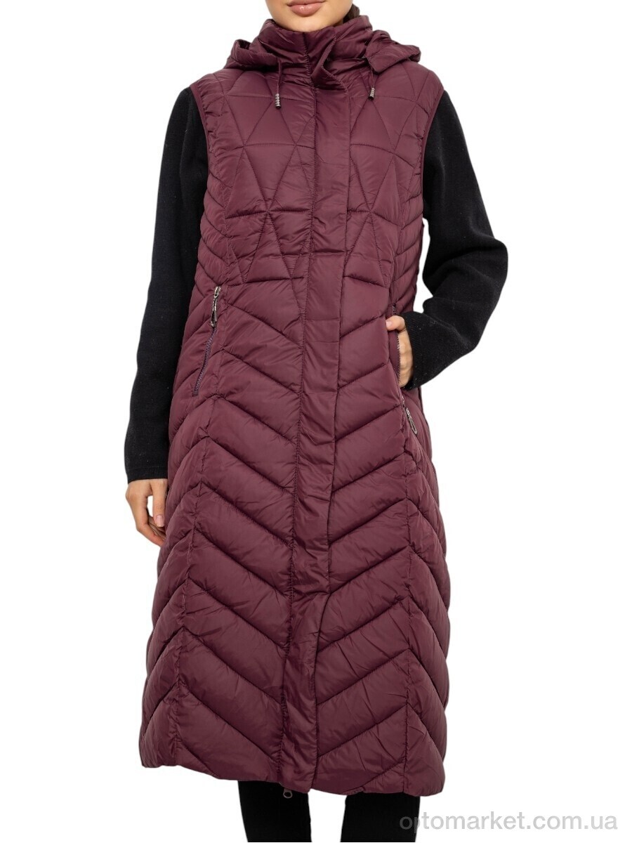 Купить Жилетка жіночі MC821 (11956) bordo Yisideman бордовий, фото 1