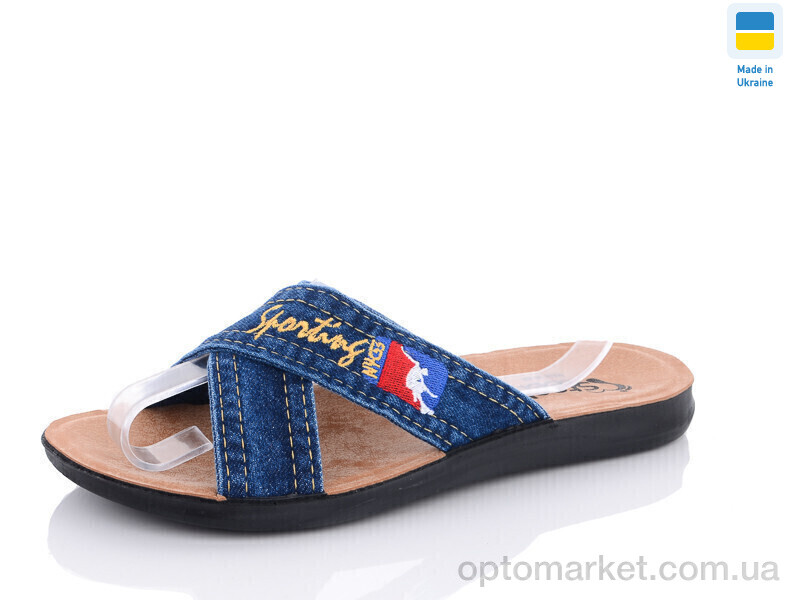 Купить Шльопанці чоловічі MD2136 синій Demur синій, фото 1
