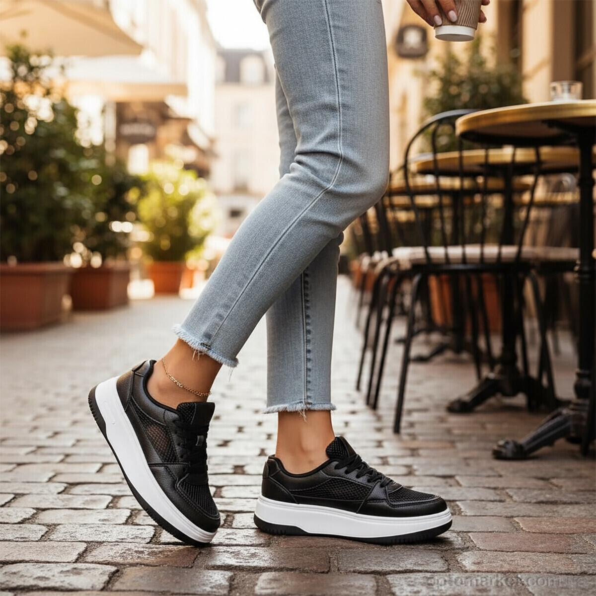 Купить Кросівки жіночі MD3-1 DaFuYuan чорний, фото 2