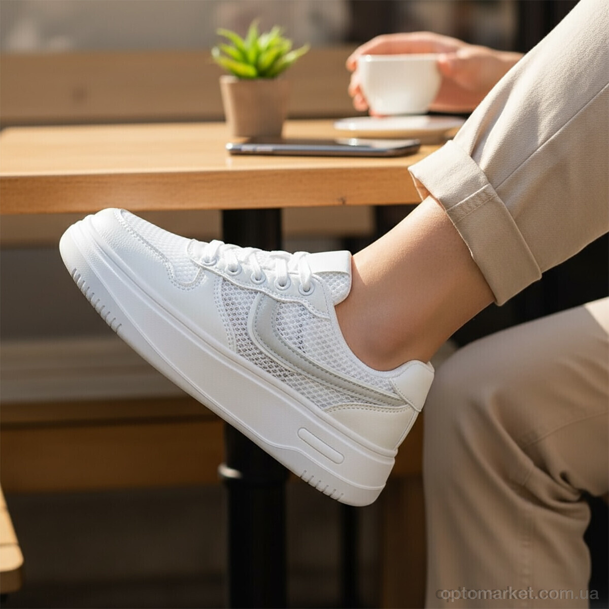 Купить Кросівки жіночі MD5-2 DaFuYuan білий, фото 2