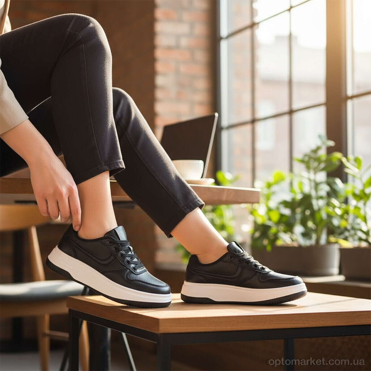 Купить Кросівки жіночі MD8-1 DaFuYuan чорний, фото 3