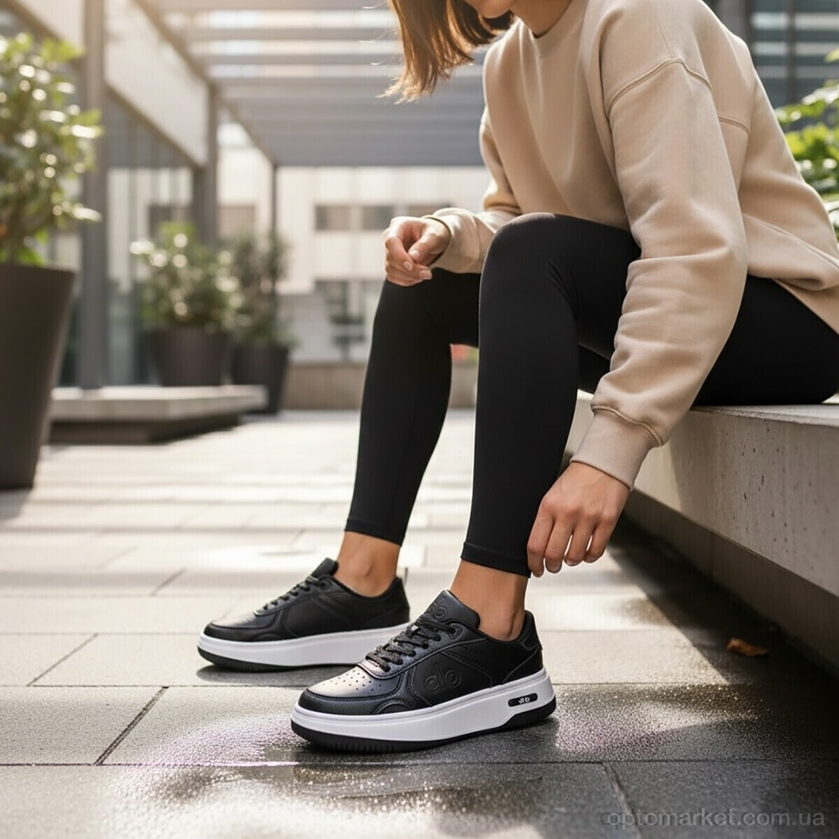 Купить Кросівки жіночі MD9-1 DaFuYuan чорний, фото 2