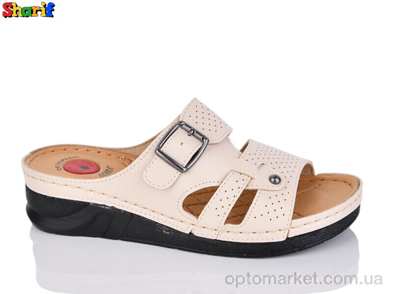 Купить Шльопанці жіночі ME1309-1 Serra бежевий, фото 1