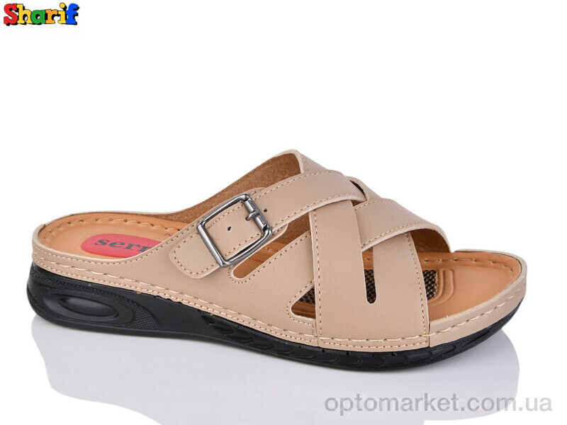 Купить Шльопанці жіночі ME1401-2 Serra коричневий, фото 1