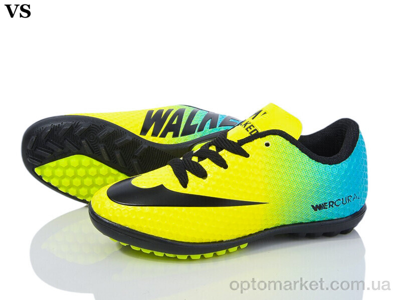 Купить Футбольне взуття дитячі Mercurial 01 yellow Walked жовтий, фото 1