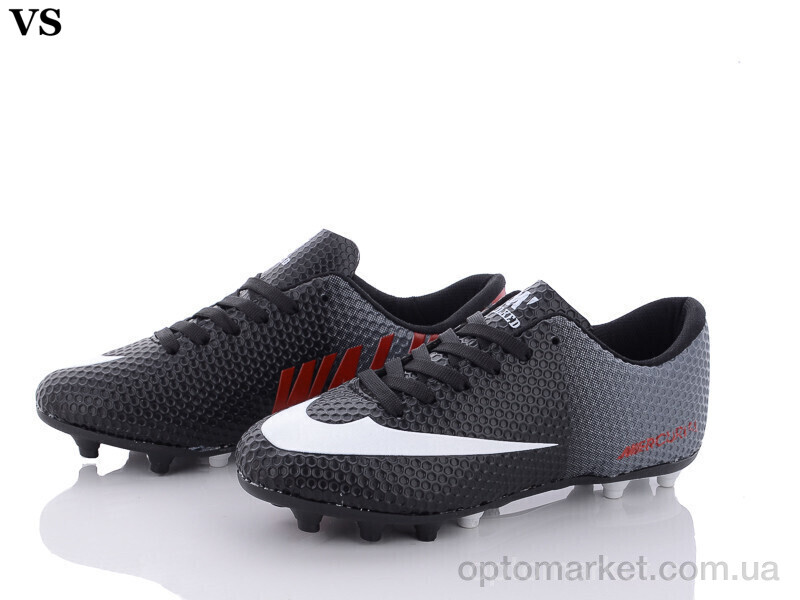 Купить Футбольне взуття дитячі Mercurial 08 Black Crampon (36-39) Walked чорний, фото 2