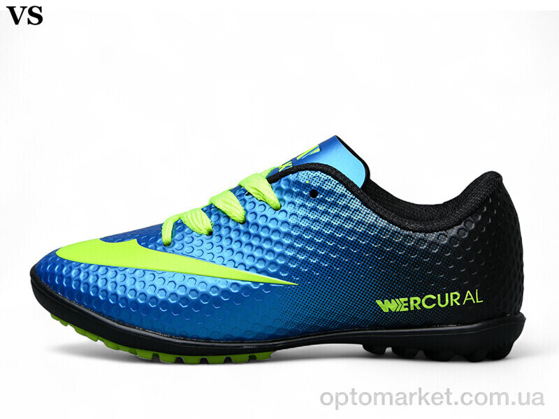 Купить Футбольне взуття дитячі Mercurial 08 blue Walked синій, фото 1
