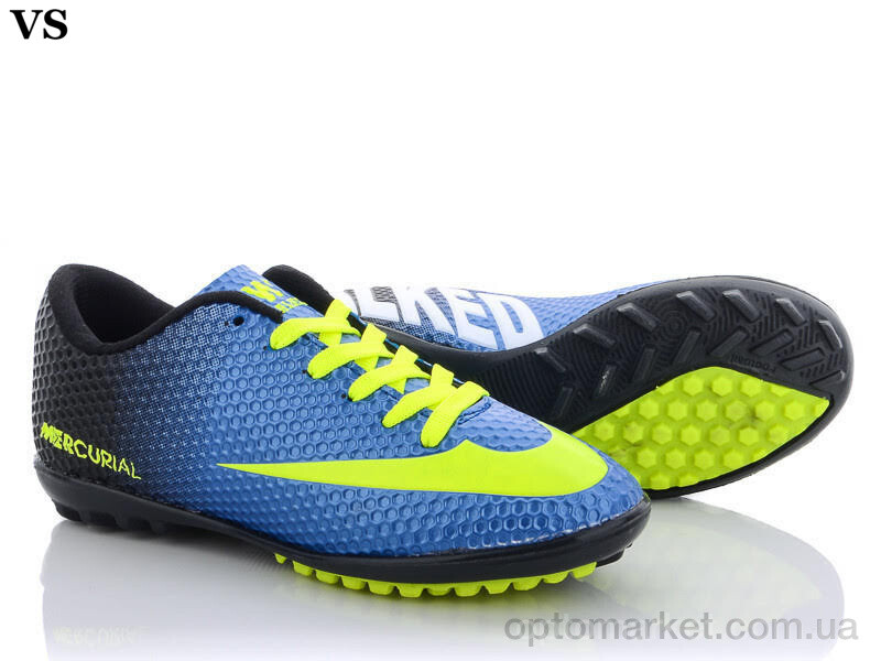 Купить Футбольне взуття чоловічі Mercurial батал 03 (45 -46) VS блакитний, фото 1