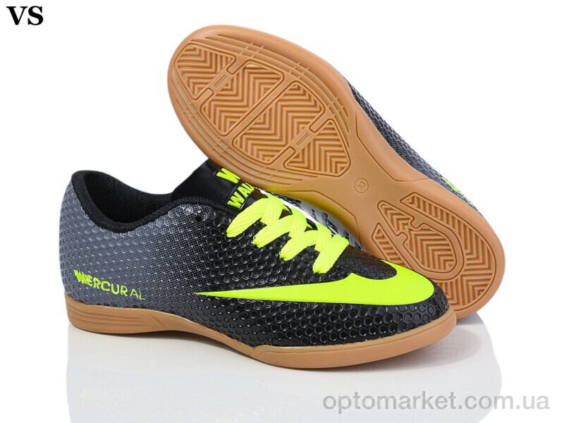 Купить Футбольне взуття дитячі Mercurial FutSal 28 чорний Walked сірий, фото 1