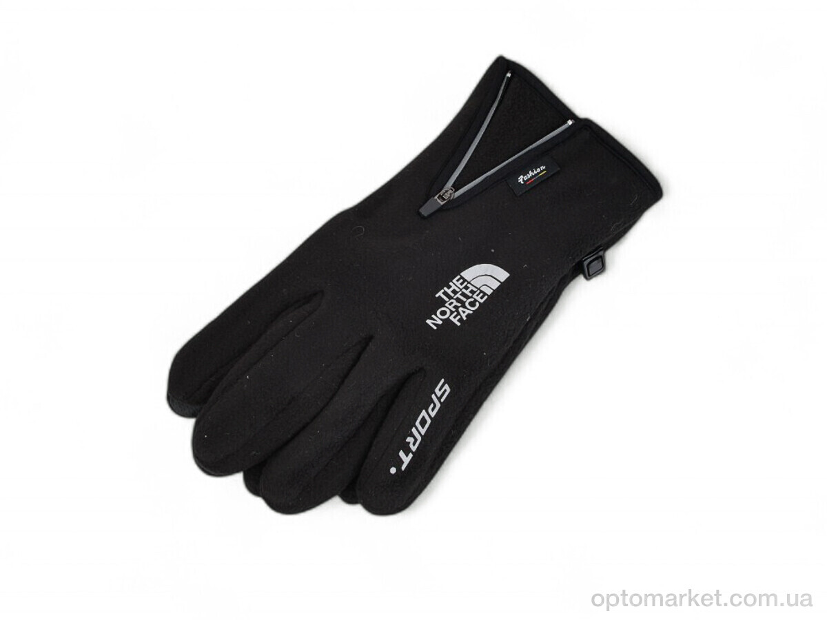 Купить Рукавички чоловічі MF02 black T.e north face чорний, фото 2