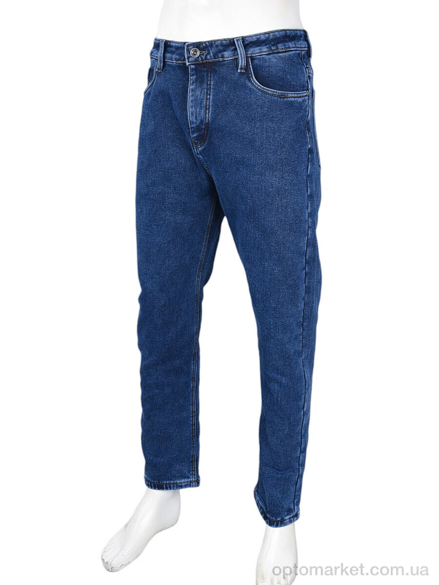 Купить Джинси чоловічі MF720 фліс Baronjns синій, фото 1
