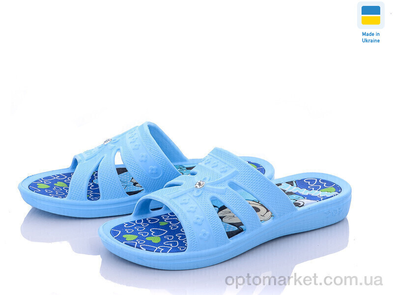 Купить Шльопанці дитячі Міккі блакитний Dago блакитний, фото 1