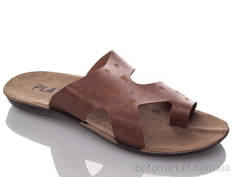 Купить Шльопанці чоловічі MKamuf brown Demur коричневий, фото 1