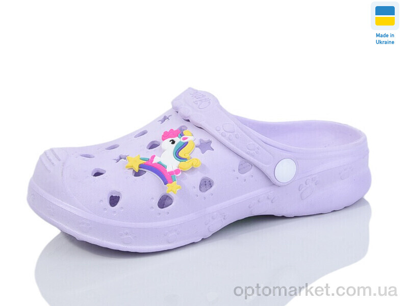 Купить Крокси дитячі ML81 св.бузок Verta фіолетовий, фото 1