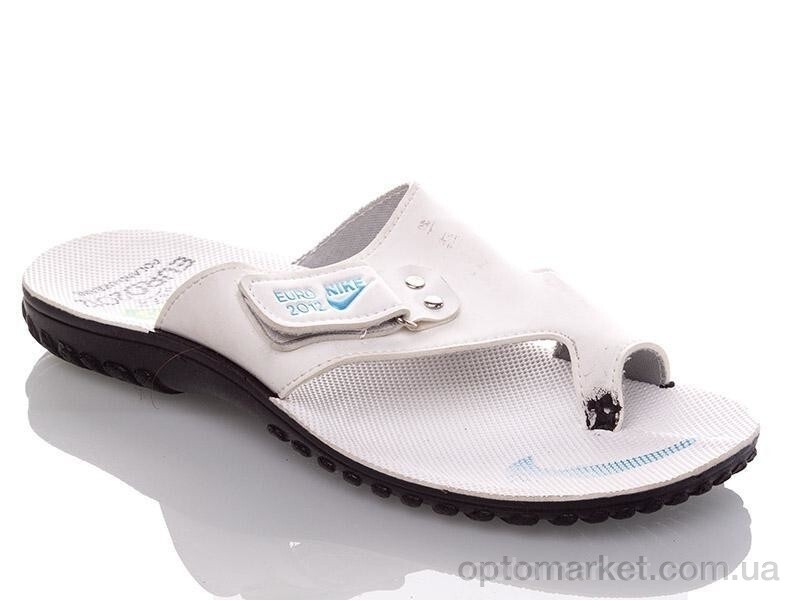 Купить Шльопанці чоловічі MN white-blue-lip P Demur білий, фото 1