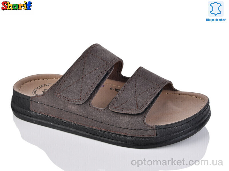 Купить Шльопанці чоловічі MS6003-5 Serra коричневий, фото 1