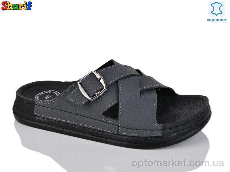 Купить Шльопанці чоловічі MS6004-7 Serra сірий, фото 1