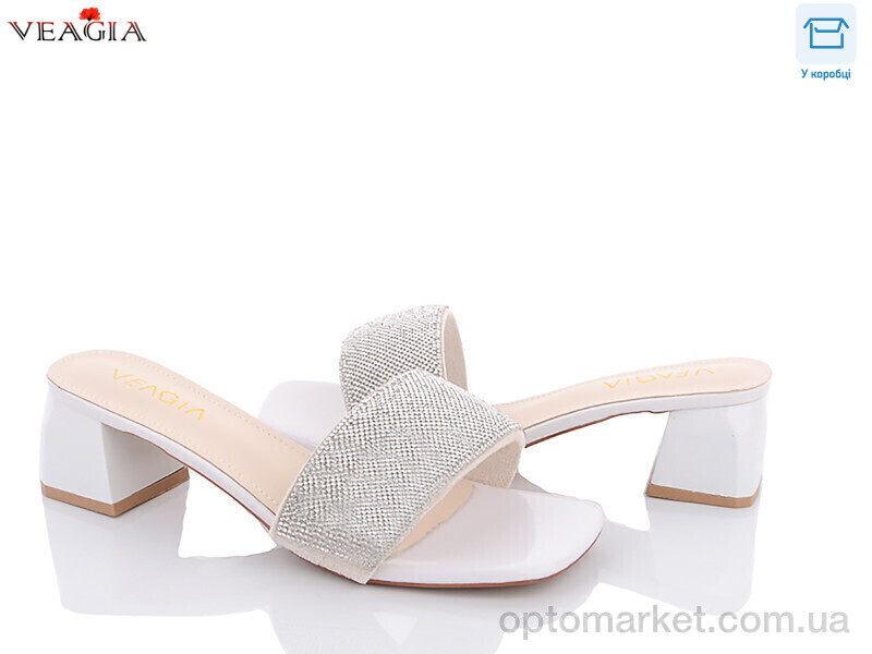 Купить Шльопанці жіночі MT145-2 Veagia білий, фото 1