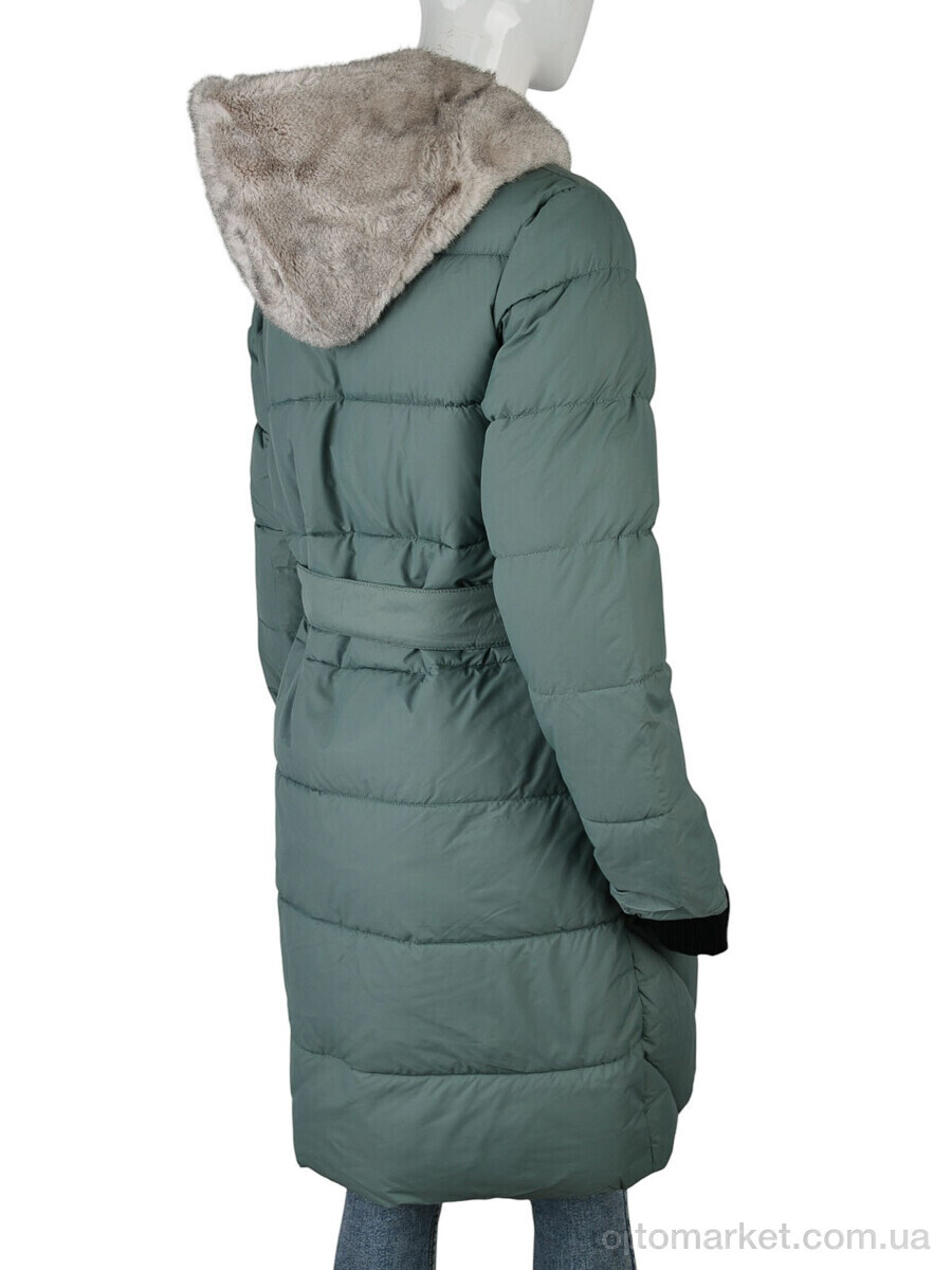 Купить Пальто жіночі MU020 (12064) green Mumuhuaxiangyi зелений, фото 2