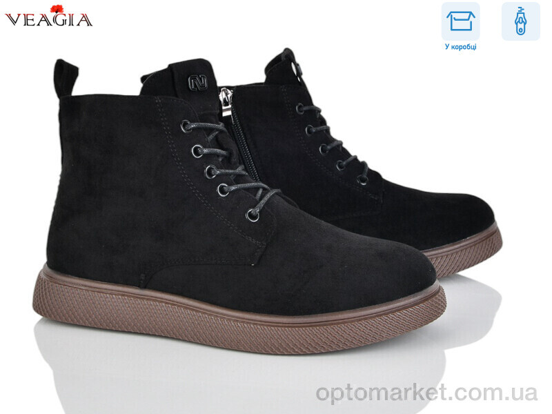 Купить Черевики жіночі MU097-2 Veagia чорний, фото 1