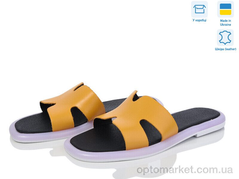 Купить Шльопанці жіночі MV114-7 A.Dama жовтий, фото 1