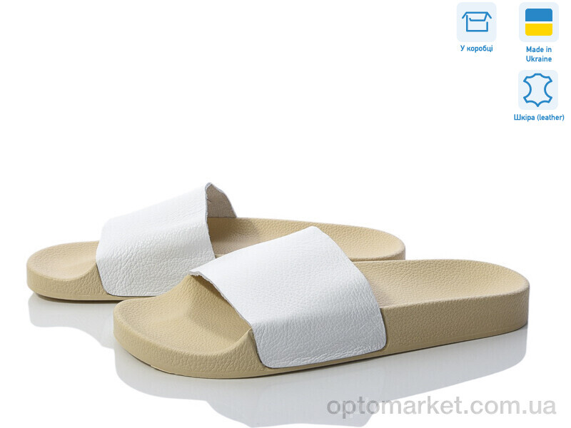 Купить Шльопанці жіночі MV12-1 A.Dama білий, фото 1