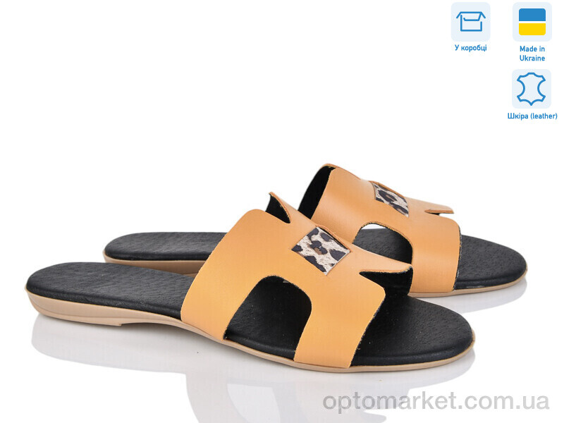 Купить Шльопанці жіночі MV126-12 жов.ш. A.Dama жовтий, фото 1