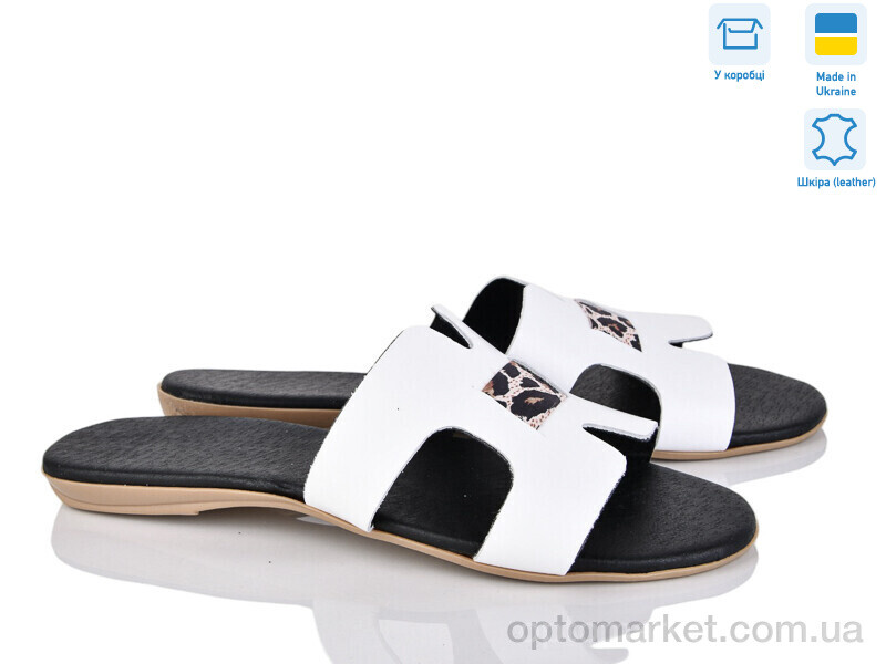 Купить Шльопанці жіночі MV126-14 б.ш. A.Dama білий, фото 1
