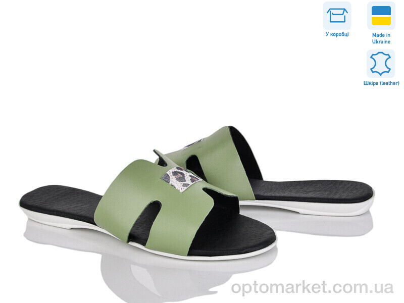 Купить Шльопанці жіночі MV127-8 зелений A.Dama зелений, фото 1