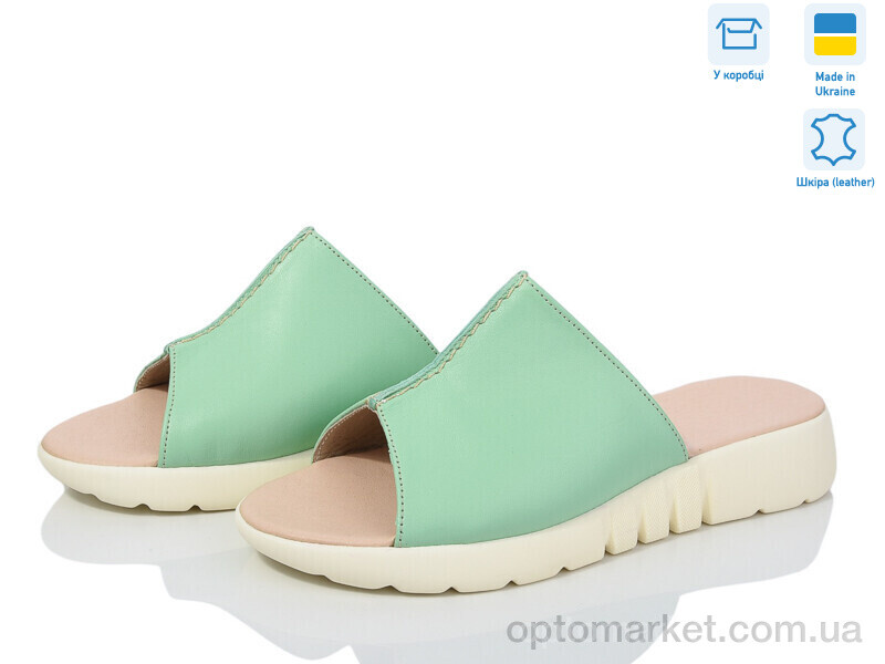Купить Шльопанці жіночі MV139 фісташка A.Dama зелений, фото 1