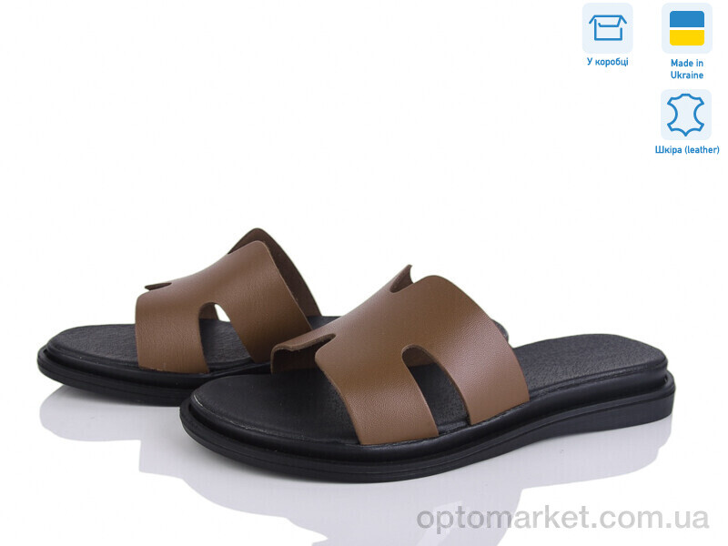 Купить Шльопанці жіночі MV189-3 A.Dama коричневий, фото 1
